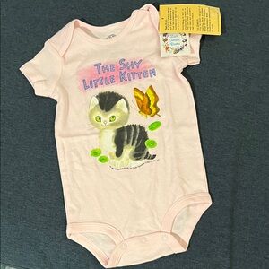 Out of Print - The Shy Little Kitten Onesie 🐱